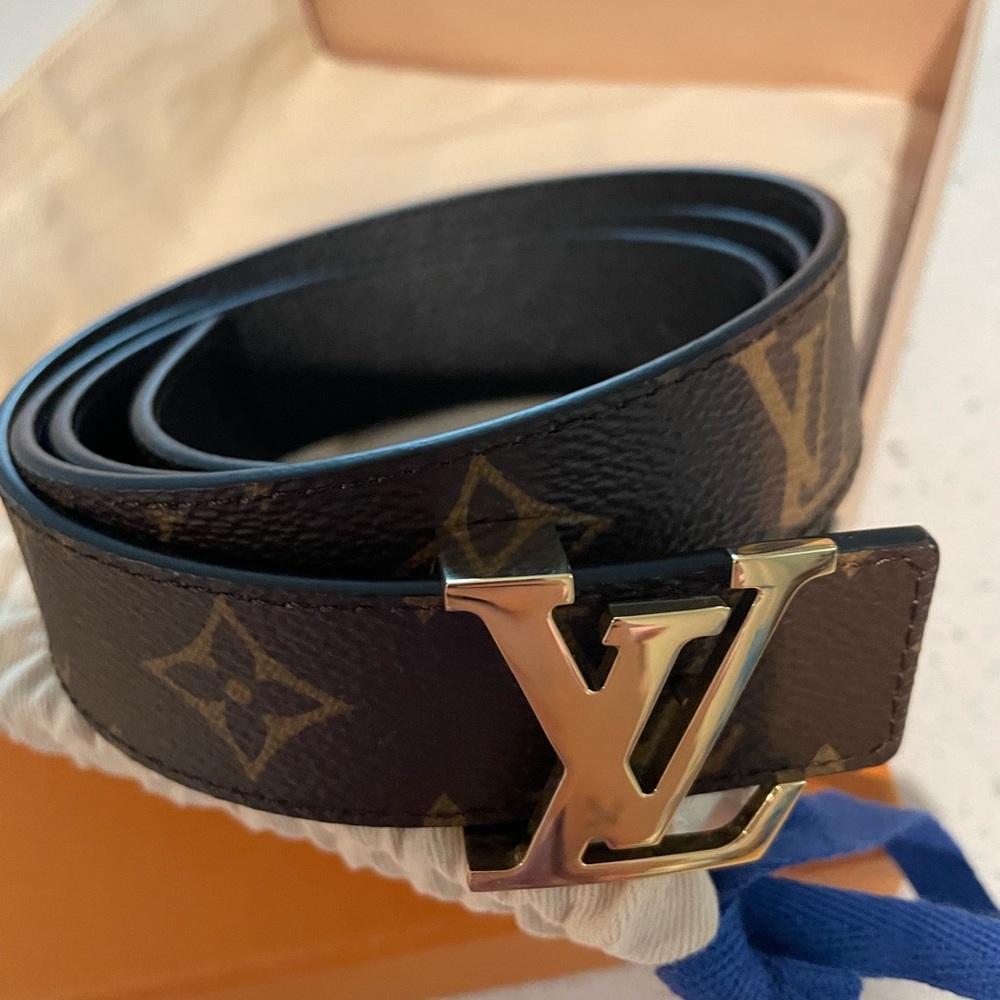 Louis Vuitton 30mm monogram reversible belt